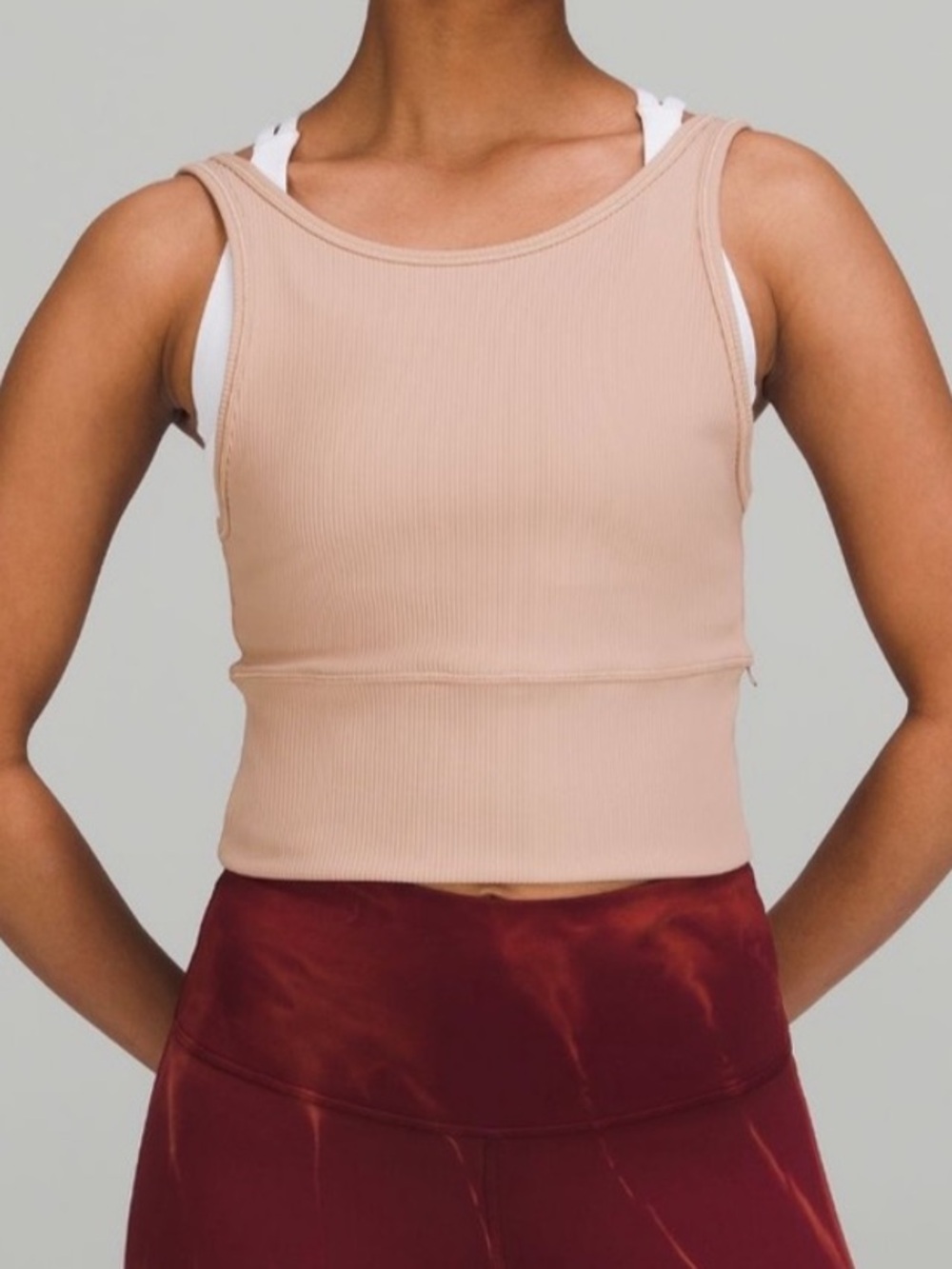 NWT Lululemon Power Pivot Ribbed Tank - Picture 2 of 9